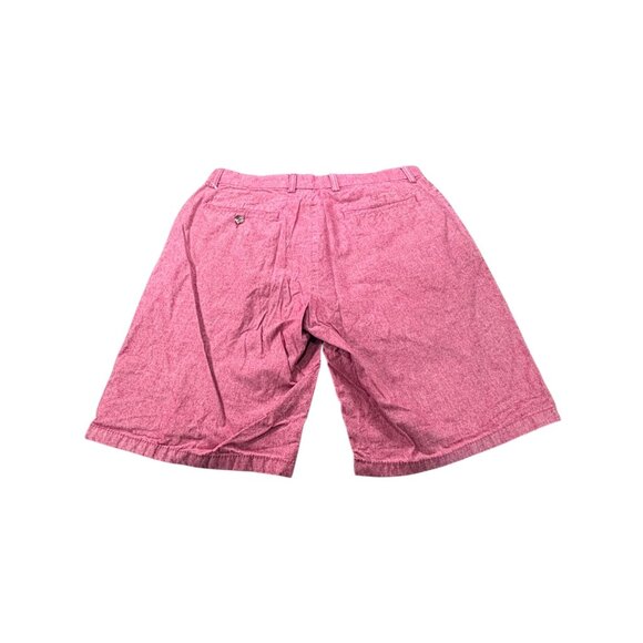 Old Navy Mens Ultimate Slim Built-In Flex Shorts 32 Red/Pink - Picture 2 of 9
